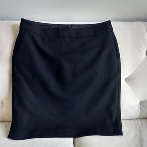 Skirt NEW Black 10 Petite Eddie Bauer Wool 10P